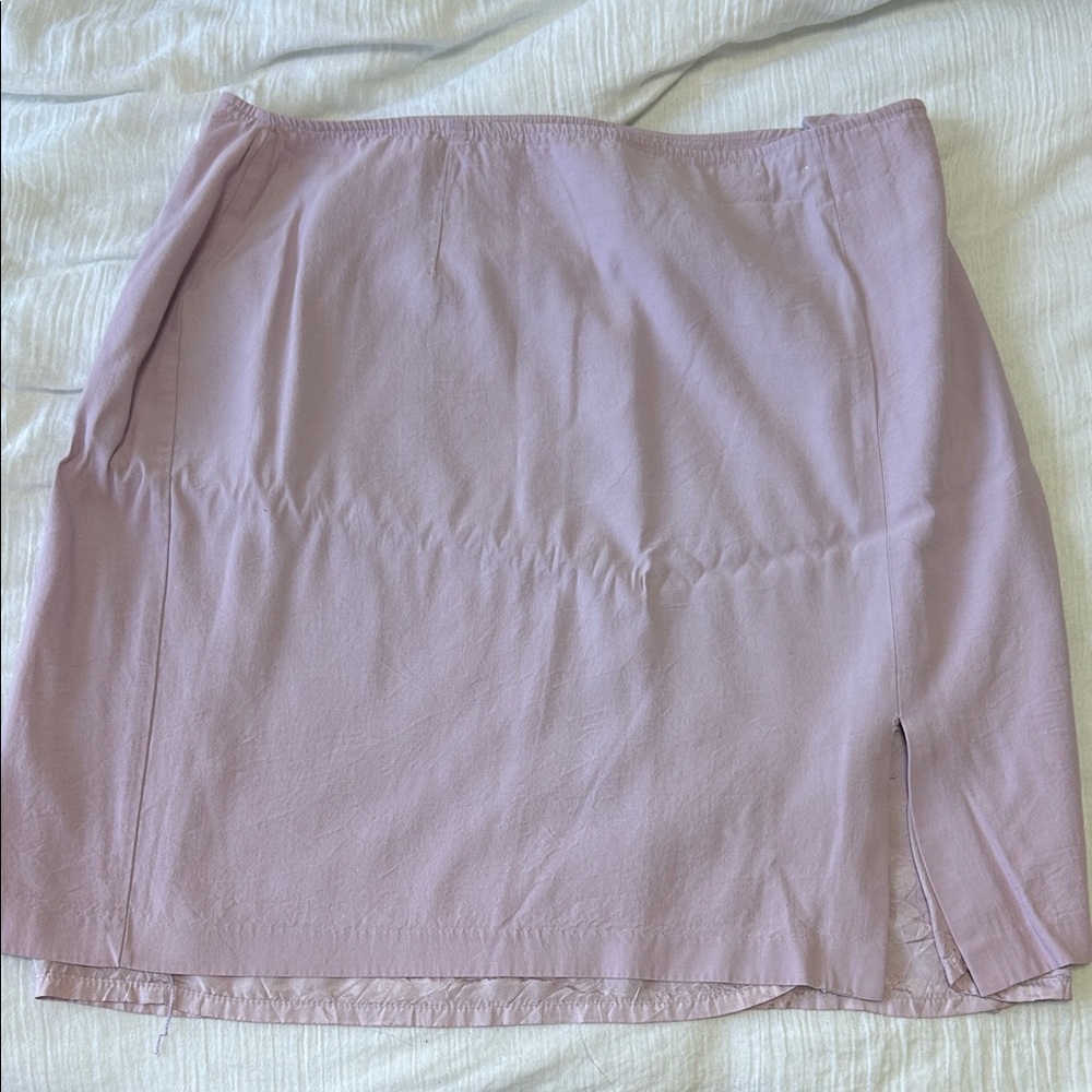 Lane Bryant Light Purple Mini Skirt
